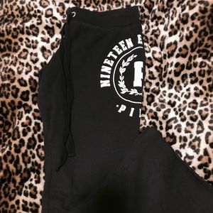 PINK Victoria's Secret Black sweatpants